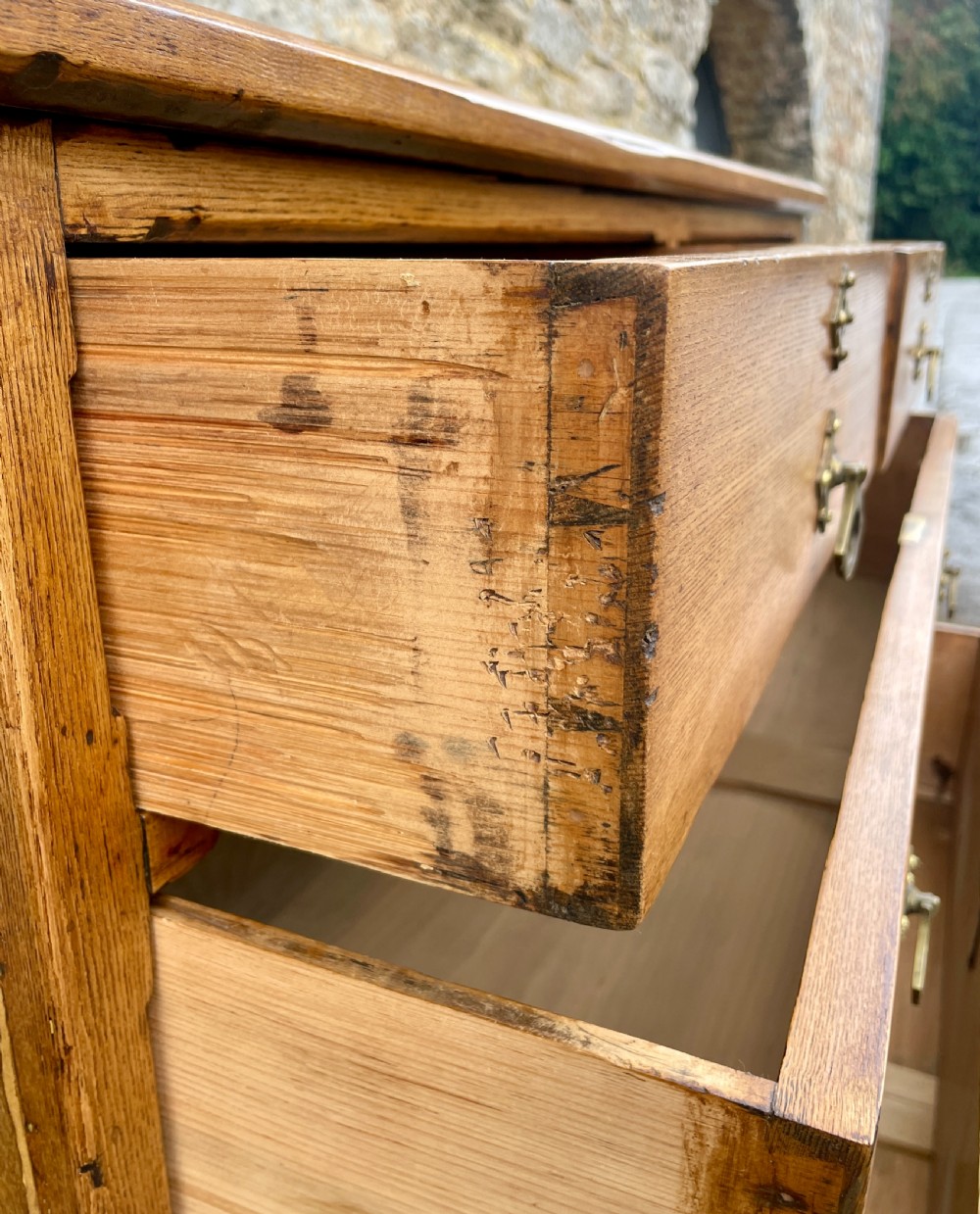 Ash Arts and Crafts Chest of Drawers View XI