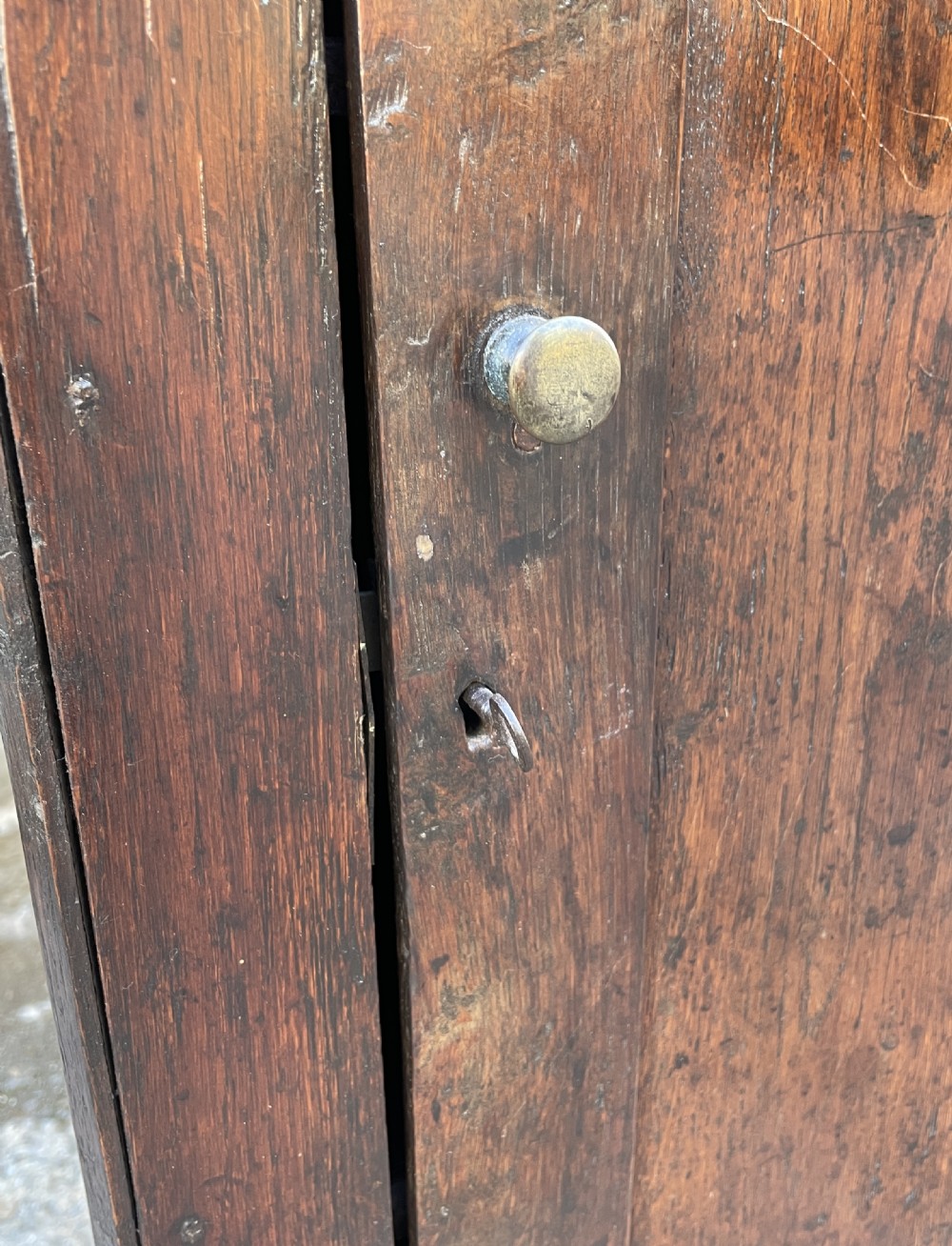 Georgian Oak Wall Cupboard View X