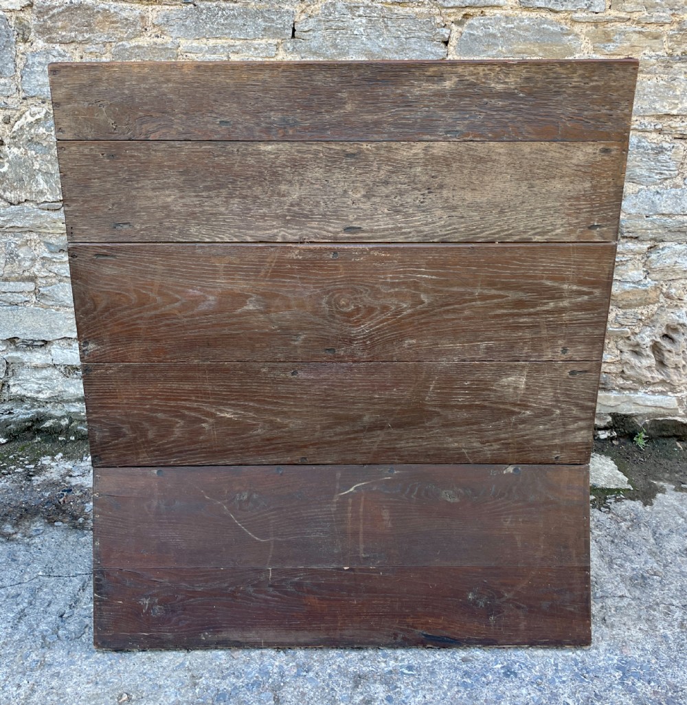 Antique Oak Box Settle View XI