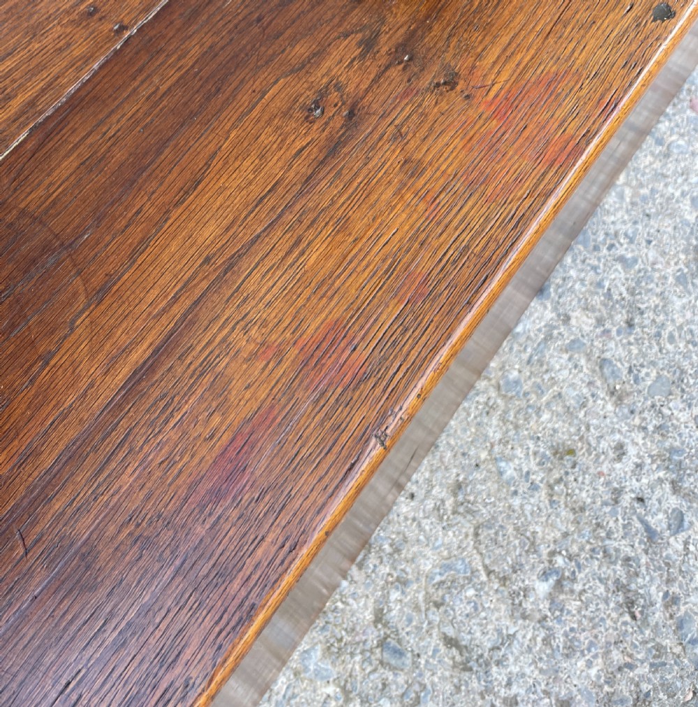 Antique Oak Box Settle View XIV