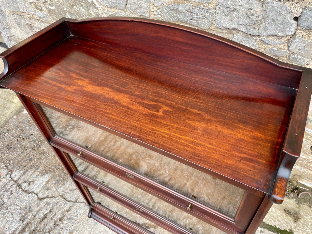 Antique Mahogany LEBUS Stacking Bookcase View X