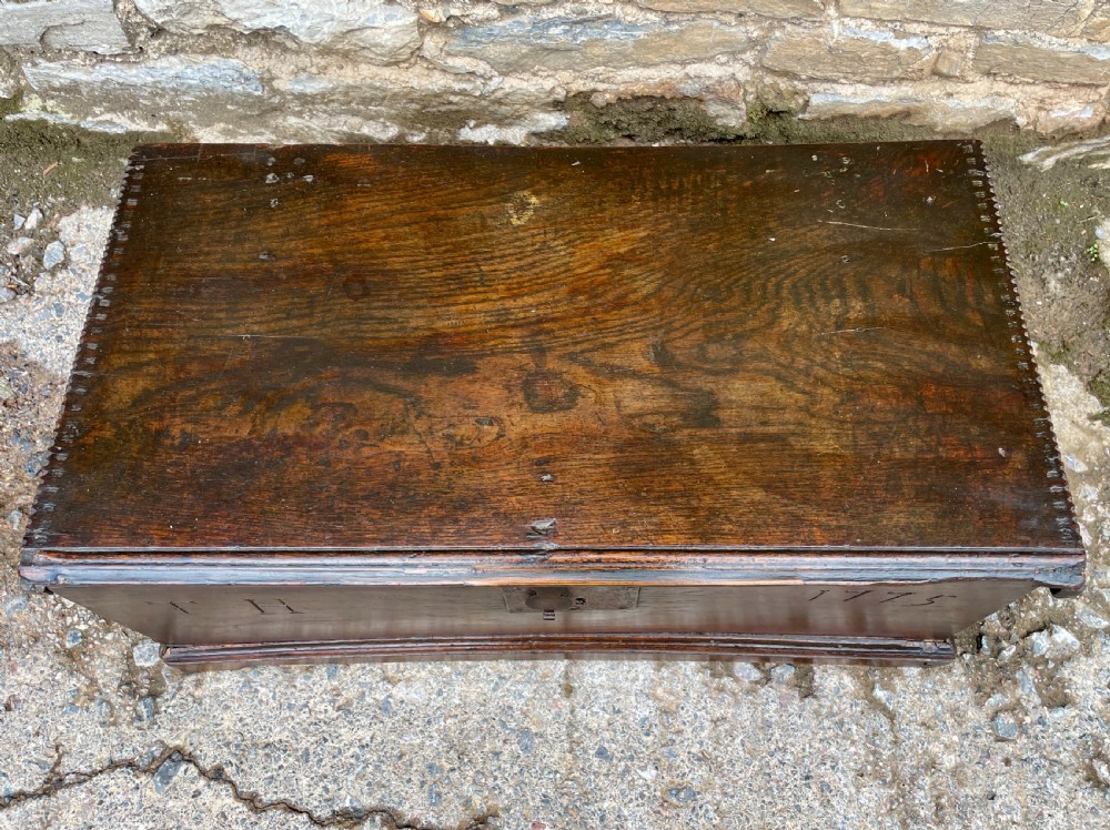 18th Century Oak Bible Box
 View II
