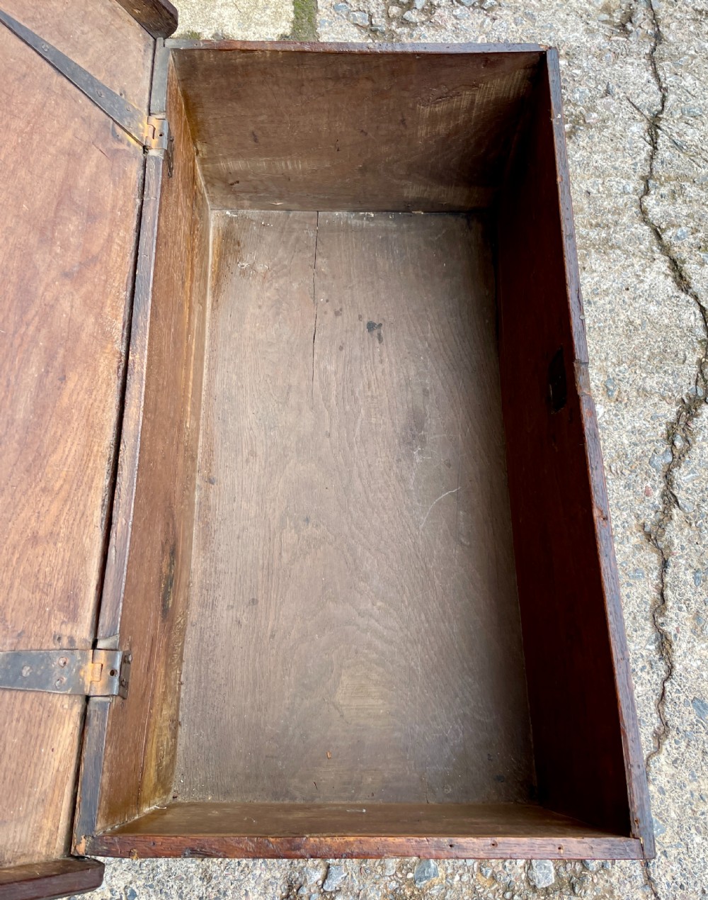 18th Century Oak Bible Box
 View V