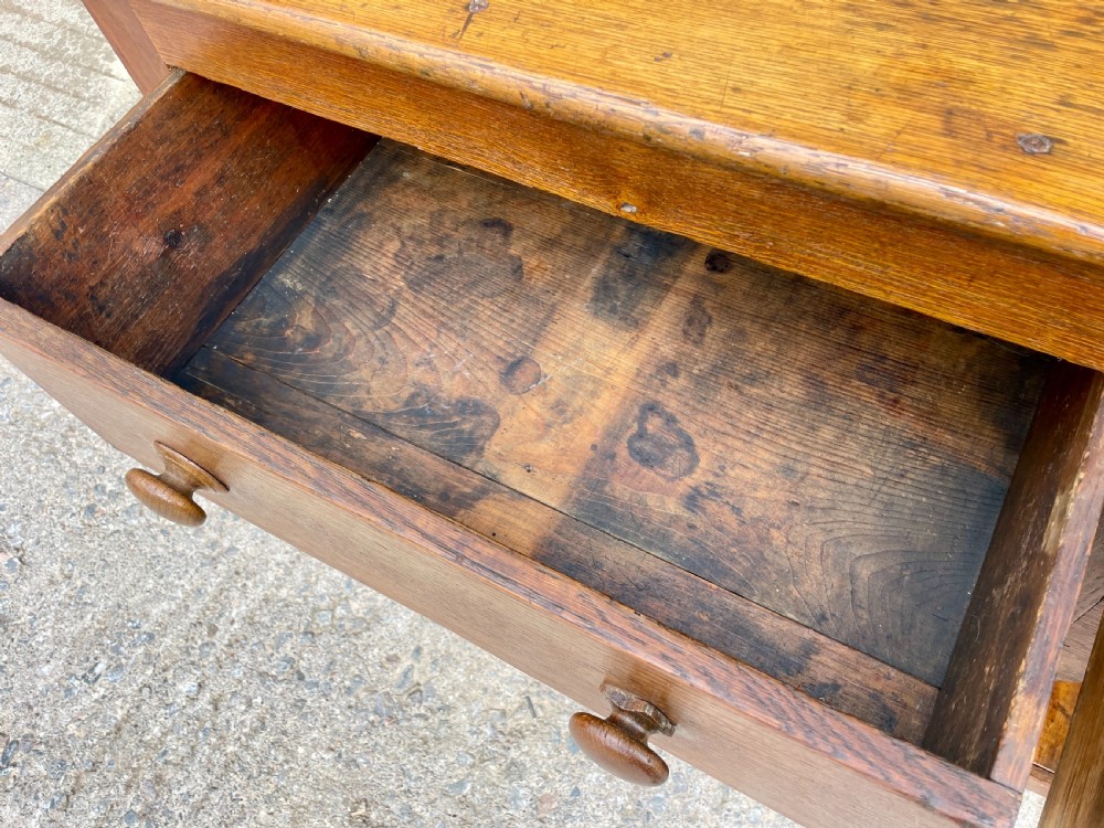 Antique Oak Potboard Dresser Base View IX