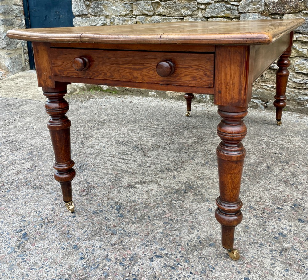Victorian Oak and Ash Farmhouse Table View VII