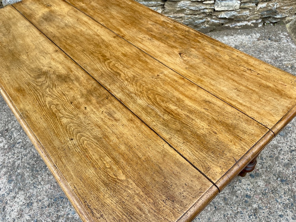 Victorian Oak and Ash Farmhouse Table View XVII