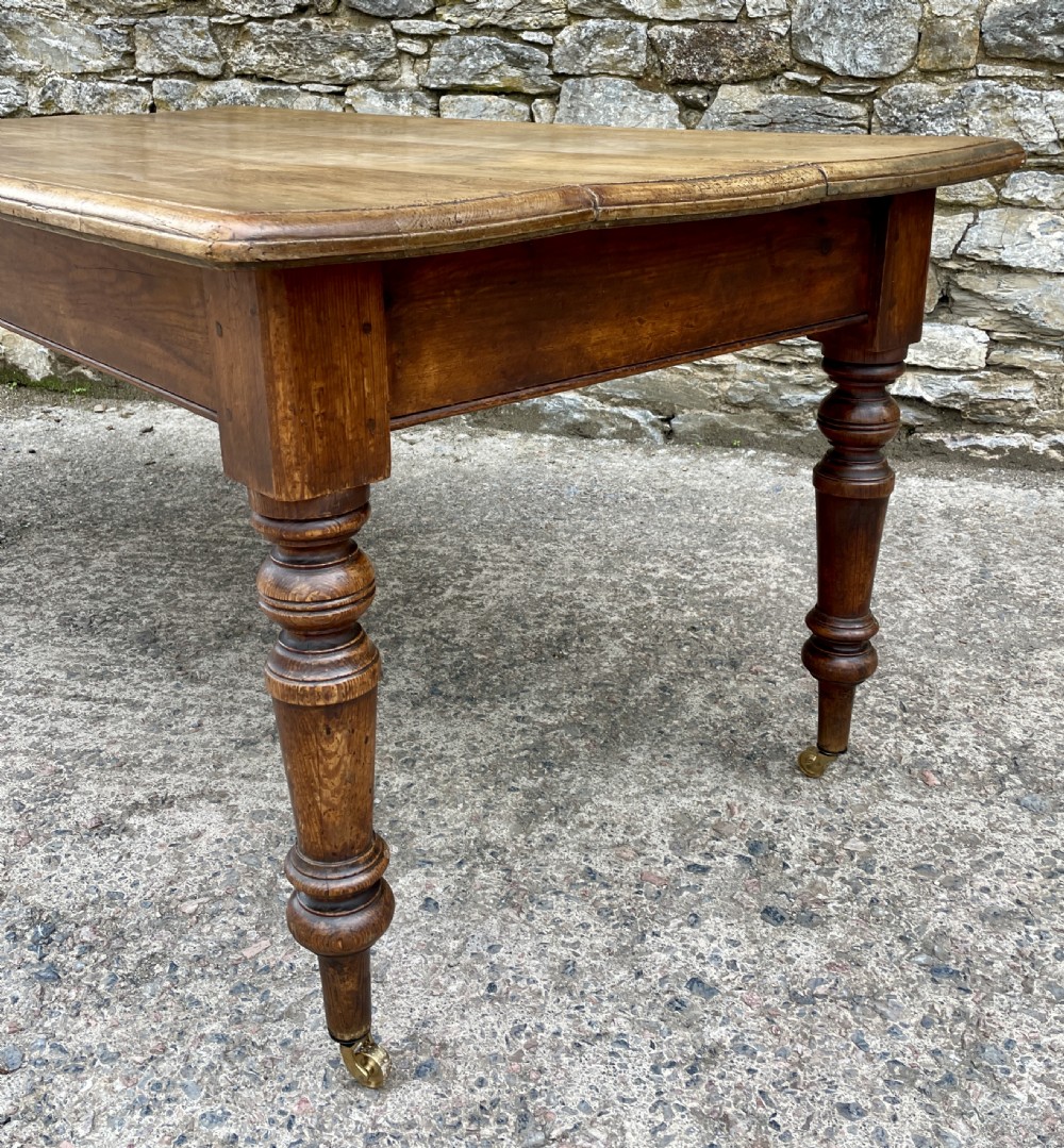 Victorian Oak and Ash Farmhouse Table View XXI