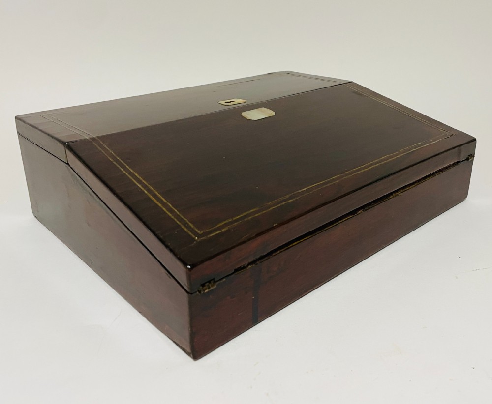 Antique Rosewood Lap Slope View XI