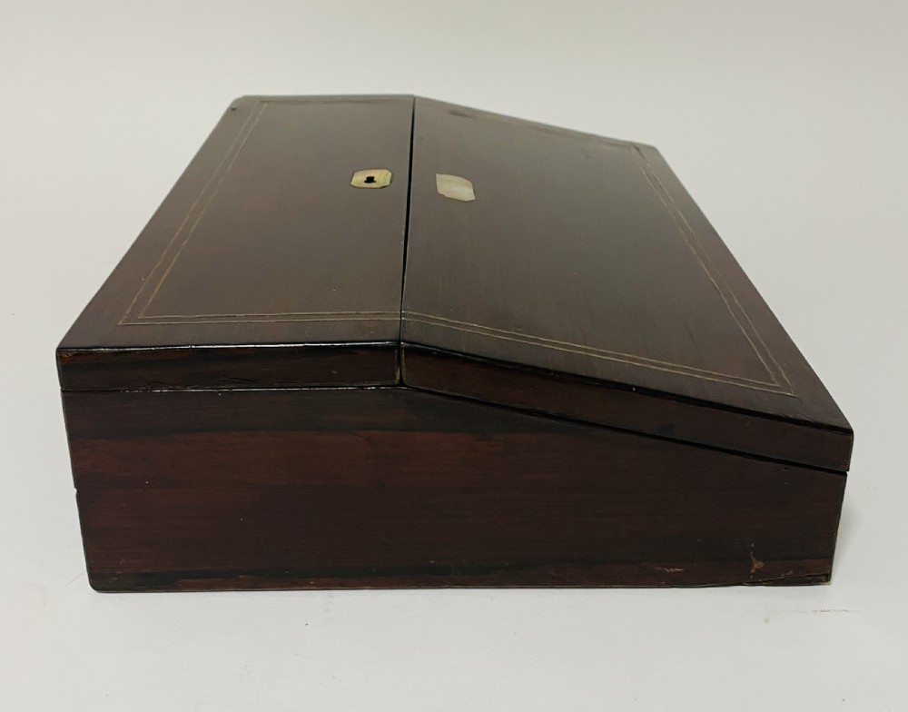 Antique Rosewood Lap Slope View XIV