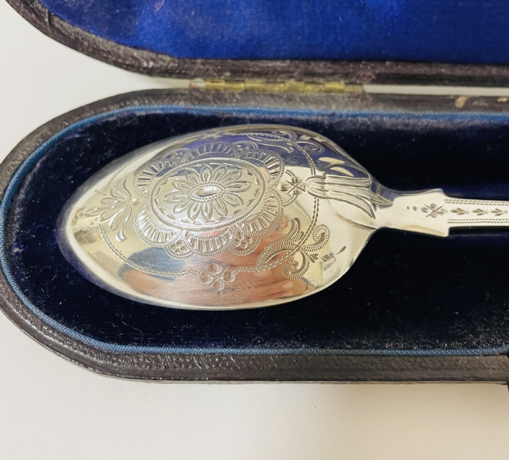 Victorian Silver Christening Spoon
 View V