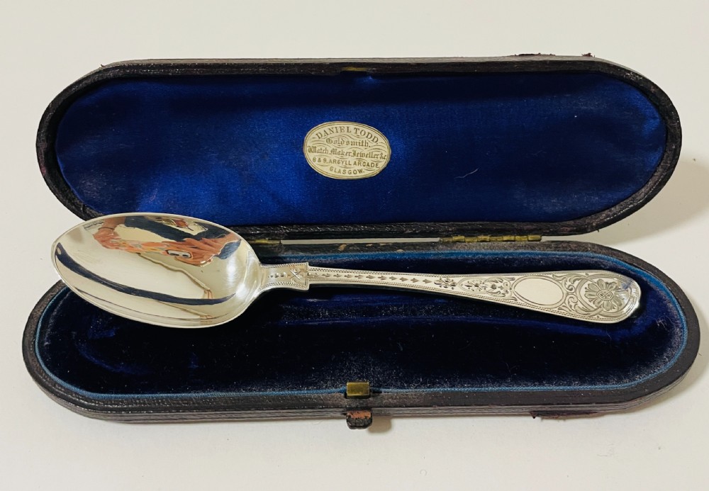 Victorian Silver Christening Spoon
 View VI