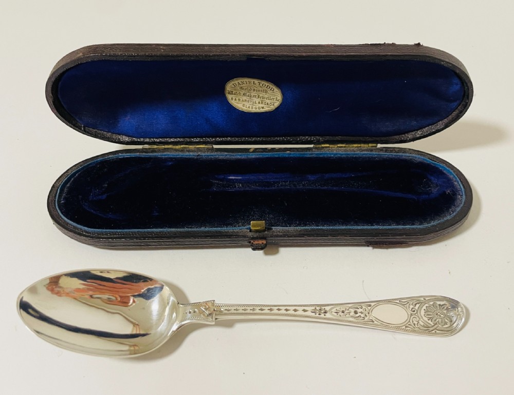 Victorian Silver Christening Spoon
 View IX