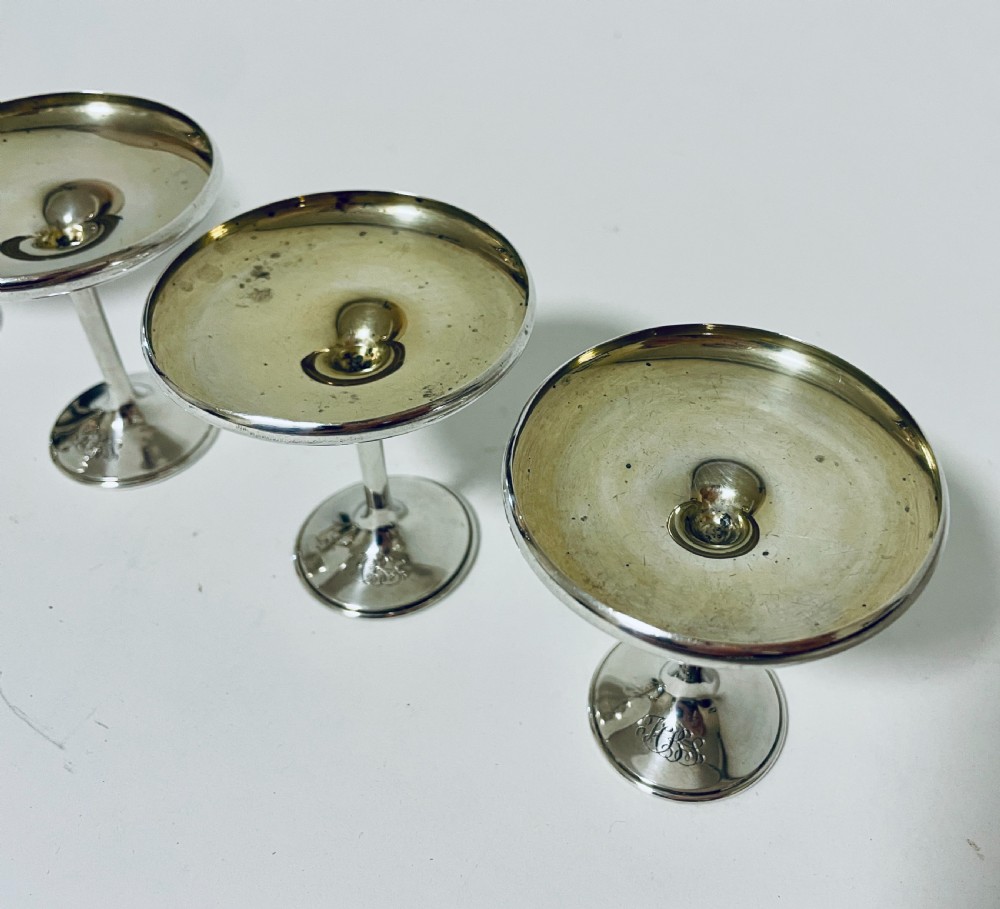 Set of 4 American Sterling Silver Compotes View IV