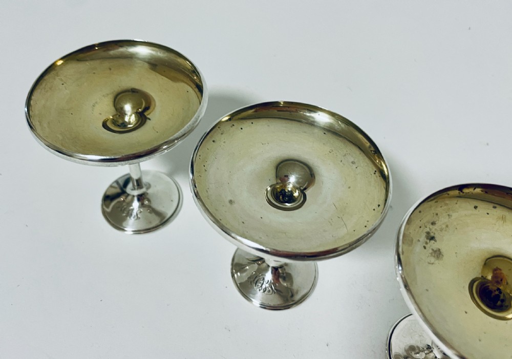 Set of 4 American Sterling Silver Compotes View VII