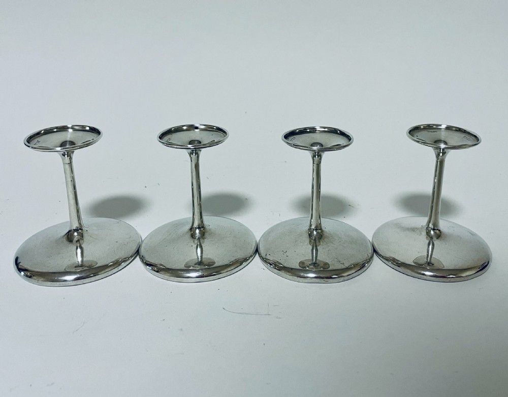 Set of 4 American Sterling Silver Compotes View IX
