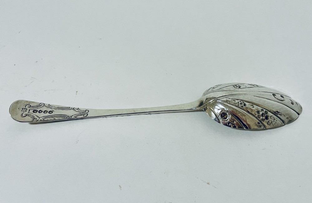 Georgian Silver Berry Spoon View VI