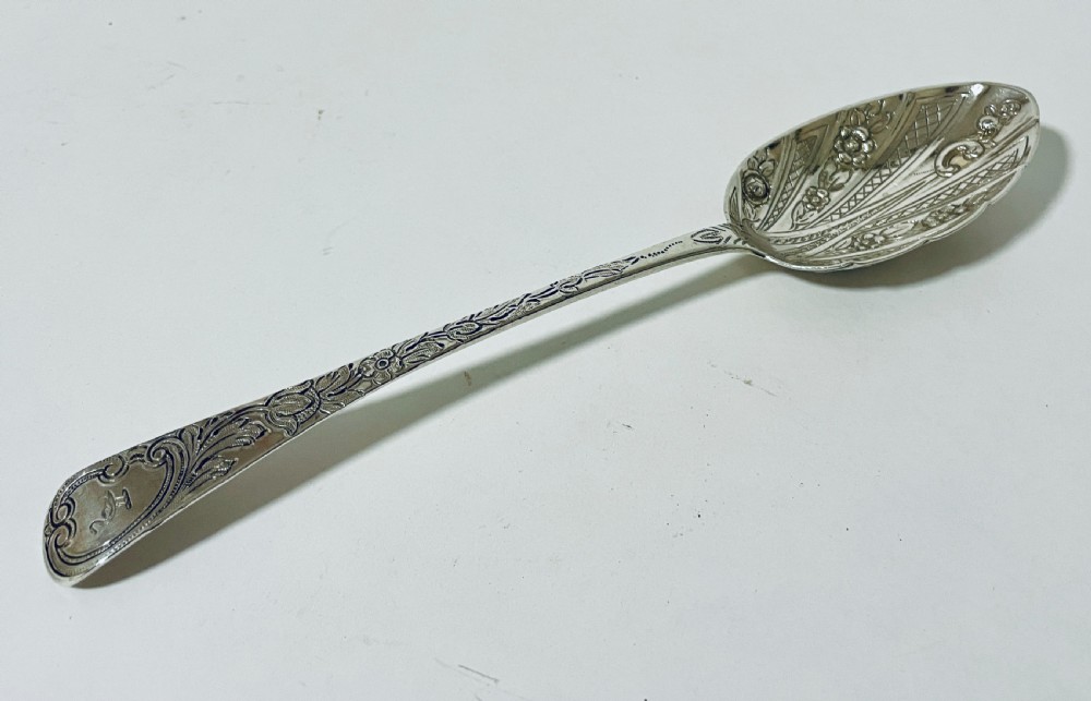 Georgian Silver Berry Spoon View IX