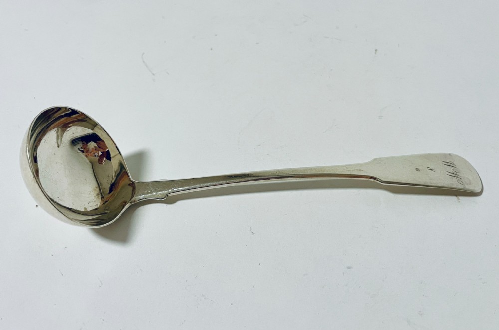 Georgian Scottish Silver Ladle