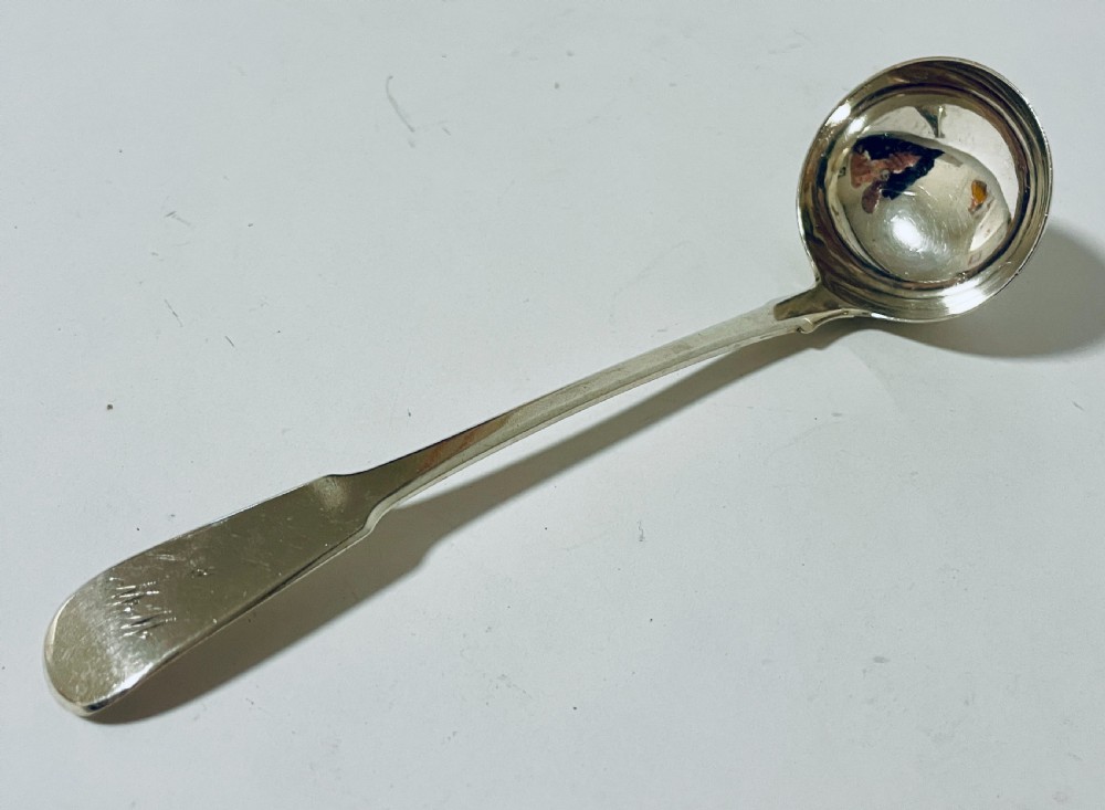 Georgian Scottish Silver Ladle View II