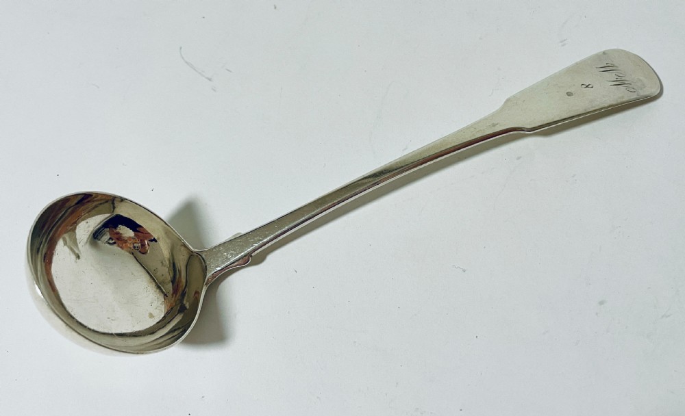 Georgian Scottish Silver Ladle View VII
