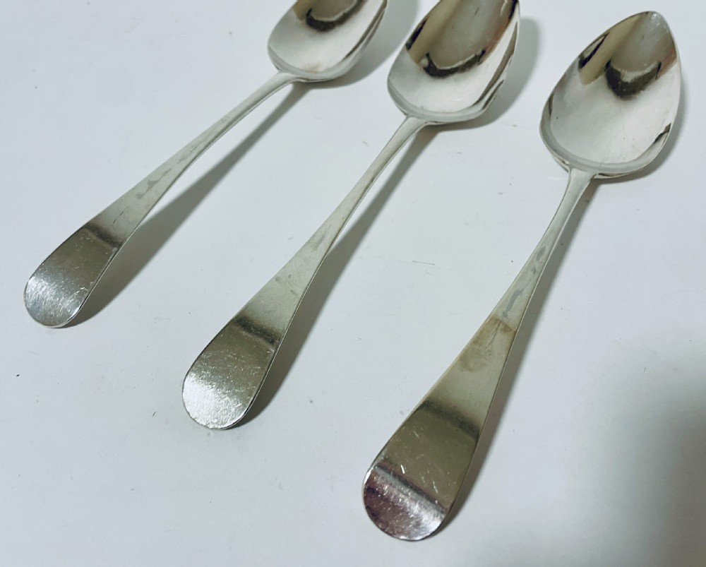 Set of 3 Georgian Silver Tablespoons View III