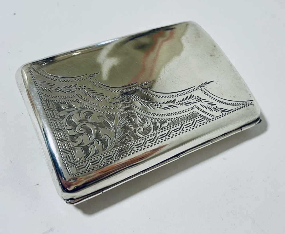 Antique Silver Cigarette Case