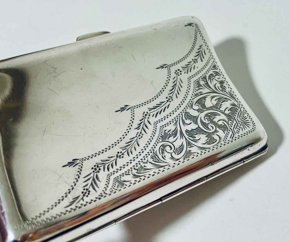 Antique Silver Cigarette Case View IV