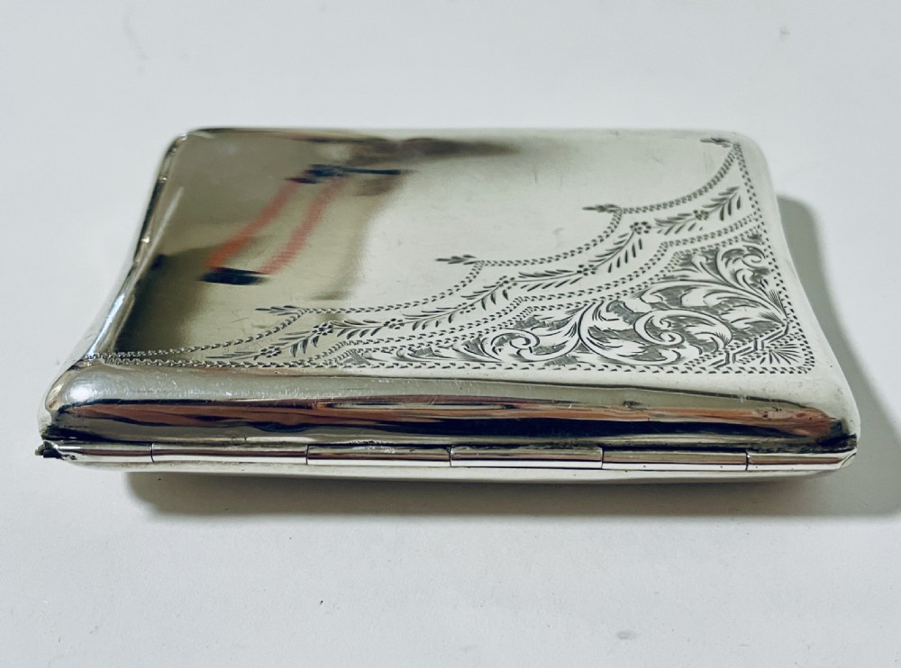 Antique Silver Cigarette Case View XI