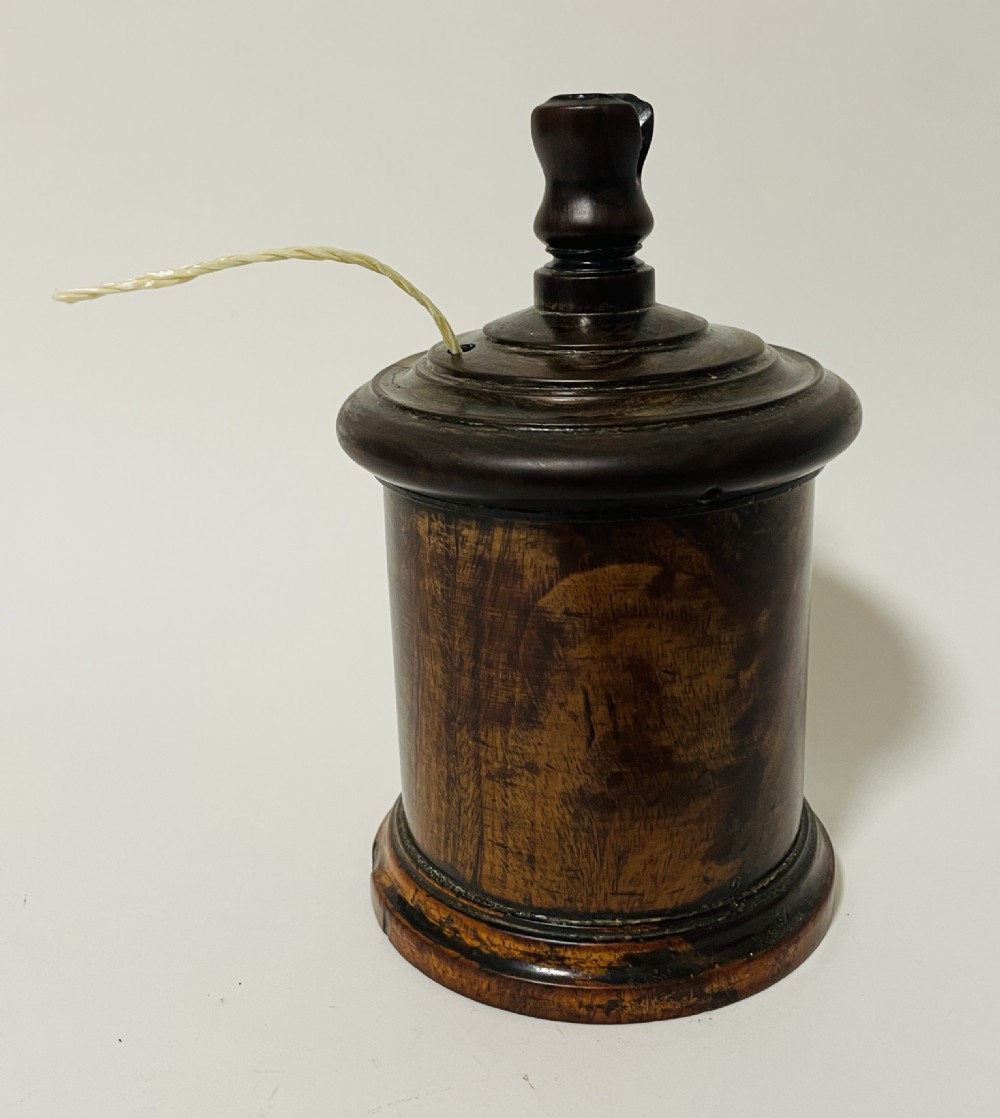 Antique Lignum Vitae String Pot View II