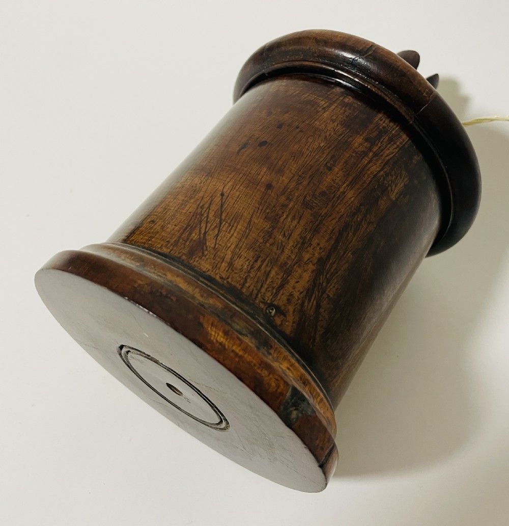 Antique Lignum Vitae String Pot View IX