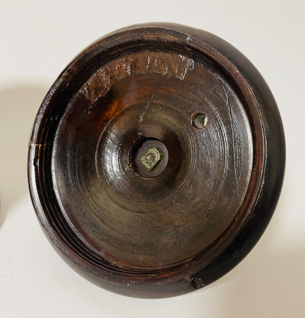 Antique Lignum Vitae String Pot View XIII