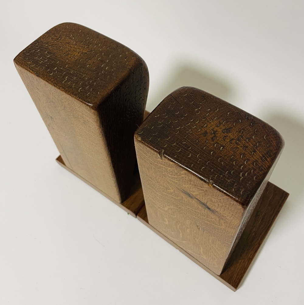Pair of Oak Owl Bookends View X