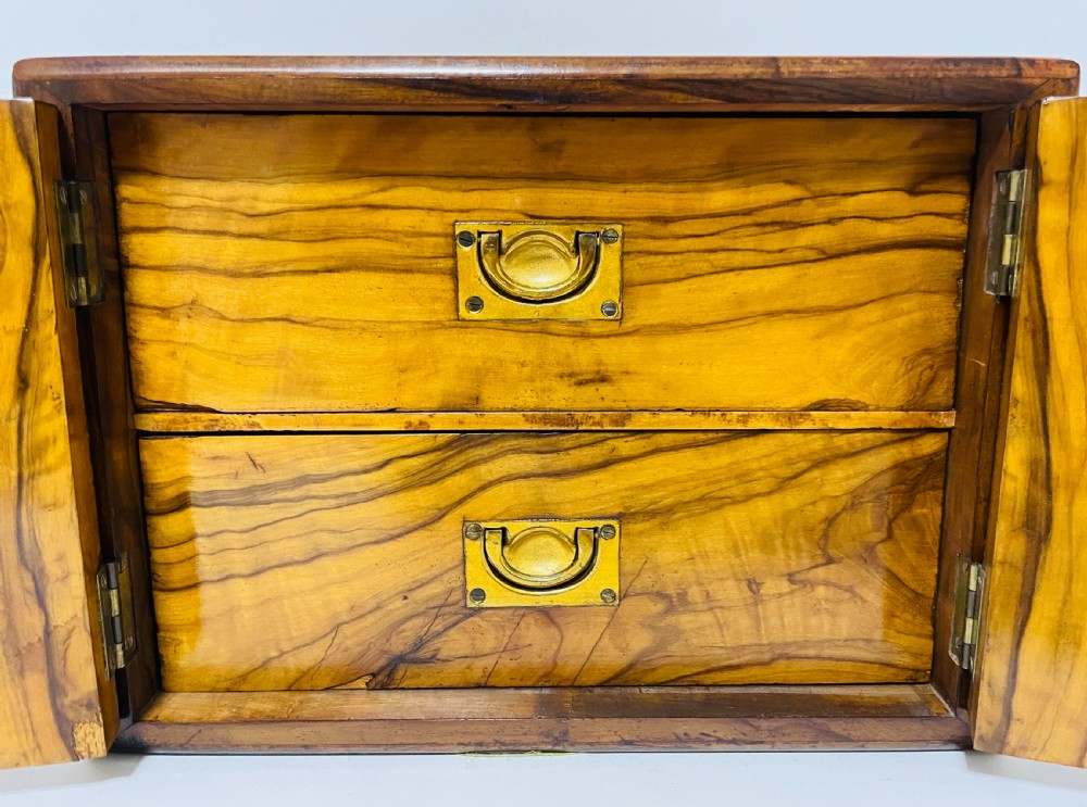 Victorian Walnut Table Cabinet View IV