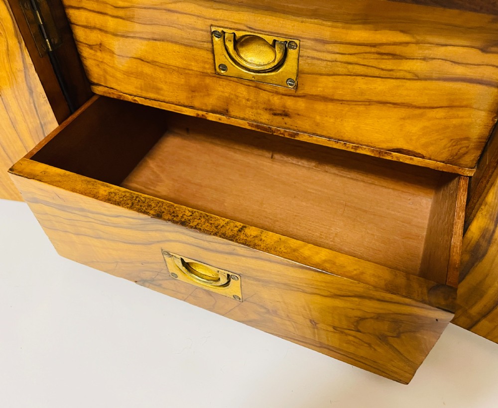 Victorian Walnut Table Cabinet View V