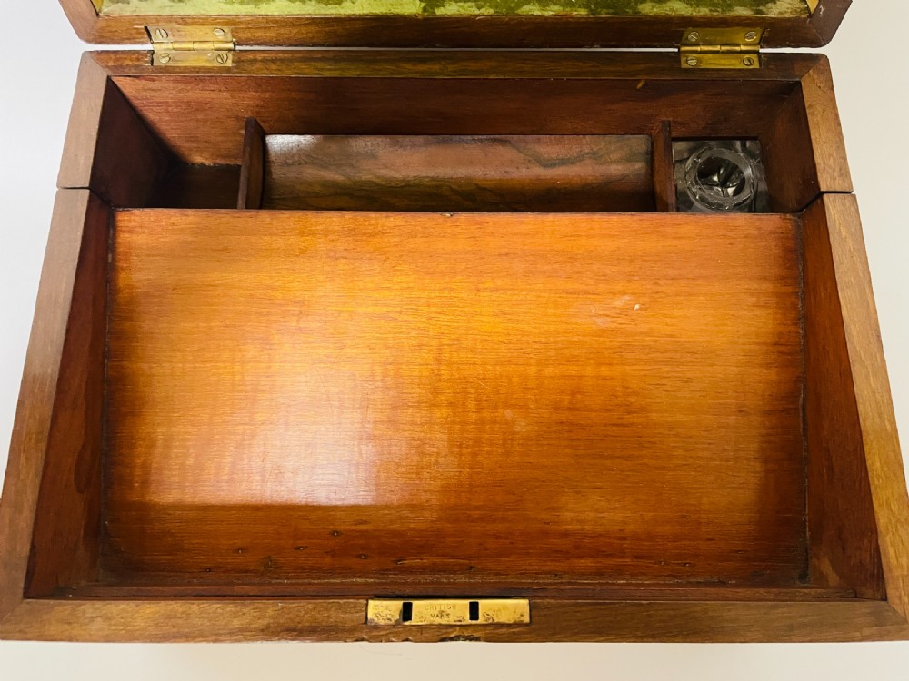 Victorian Walnut Jewellery Box and Writing Slope View IV