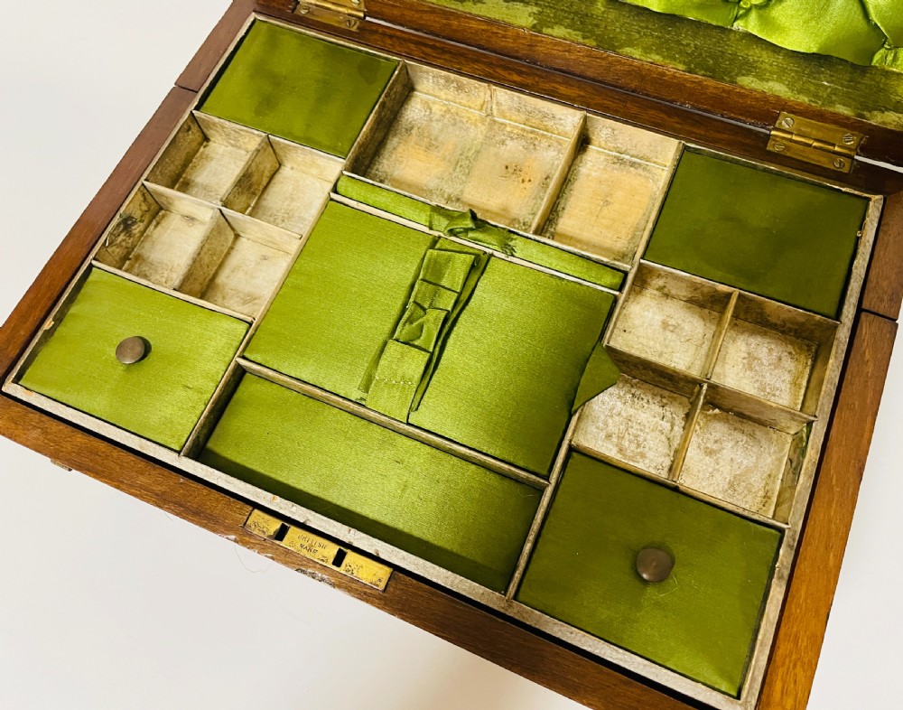 Victorian Walnut Jewellery Box and Writing Slope View VIII