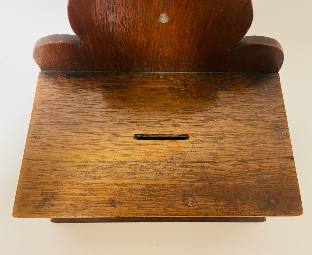 Antique Oak Collection Box View II