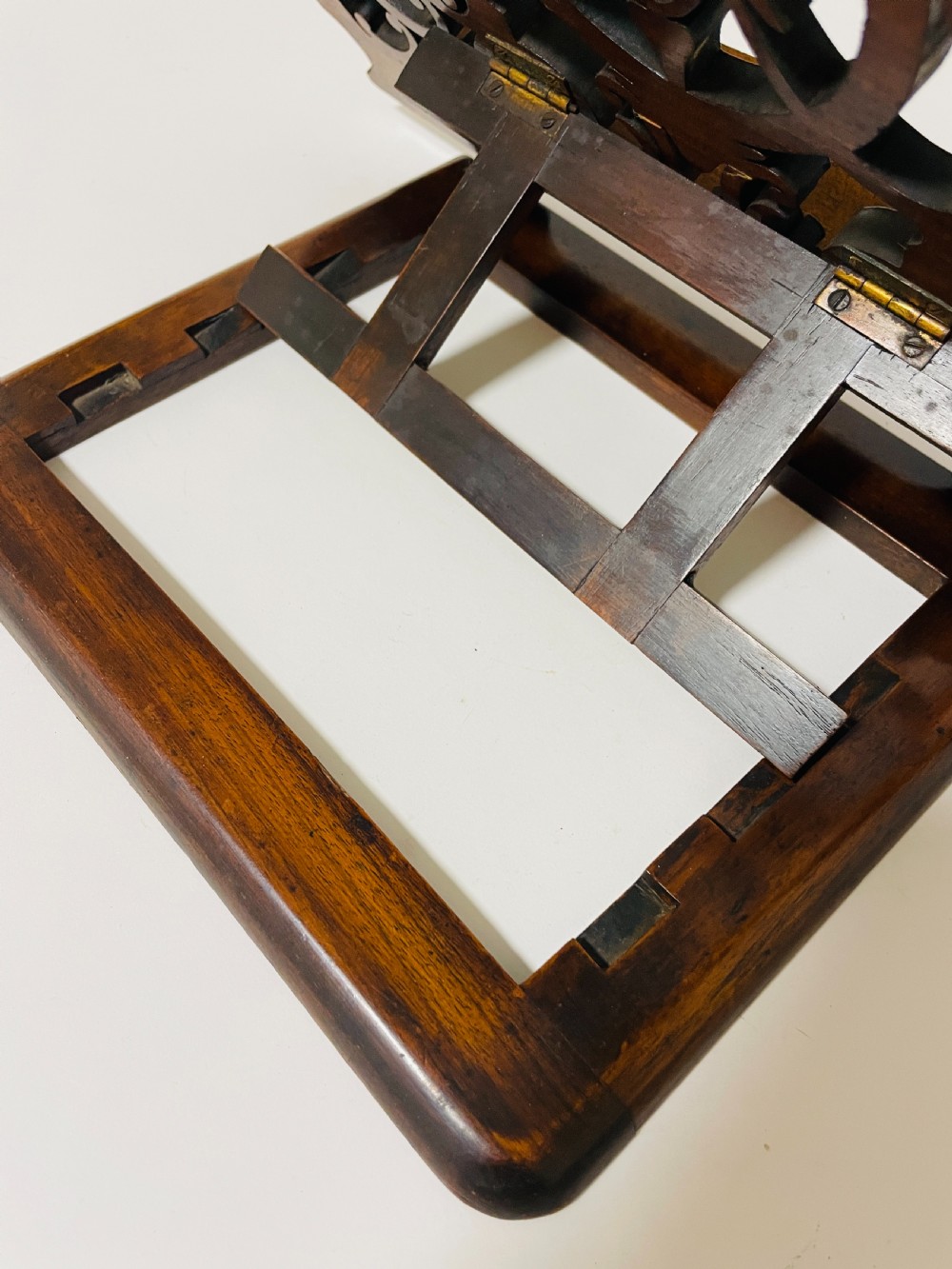 Antique Mahogany Adjustable Book Stand View IV