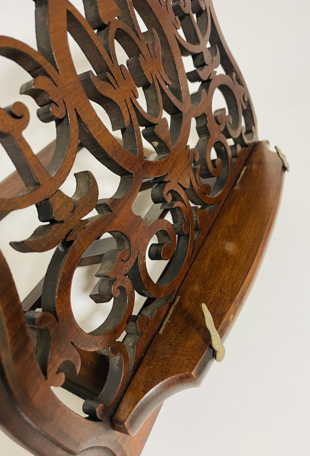 Antique Mahogany Adjustable Book Stand View IX
