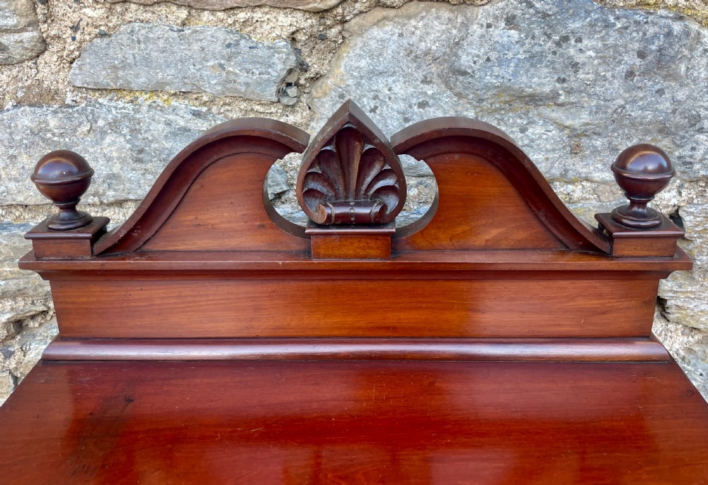 Victorian Mahogany Bedside Cabinet View X