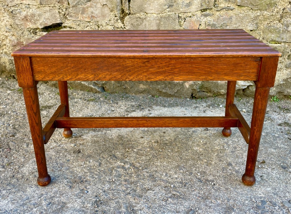 Antique Oak Luggage Rack View II