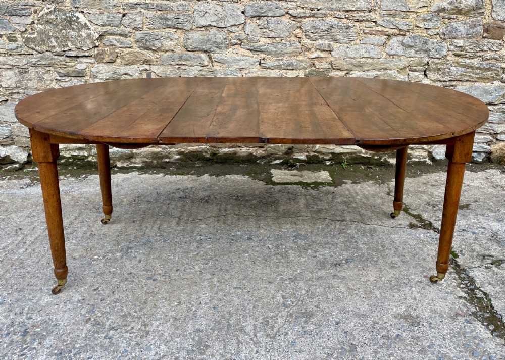 Antique French Fruitwood Extending Dining Table
