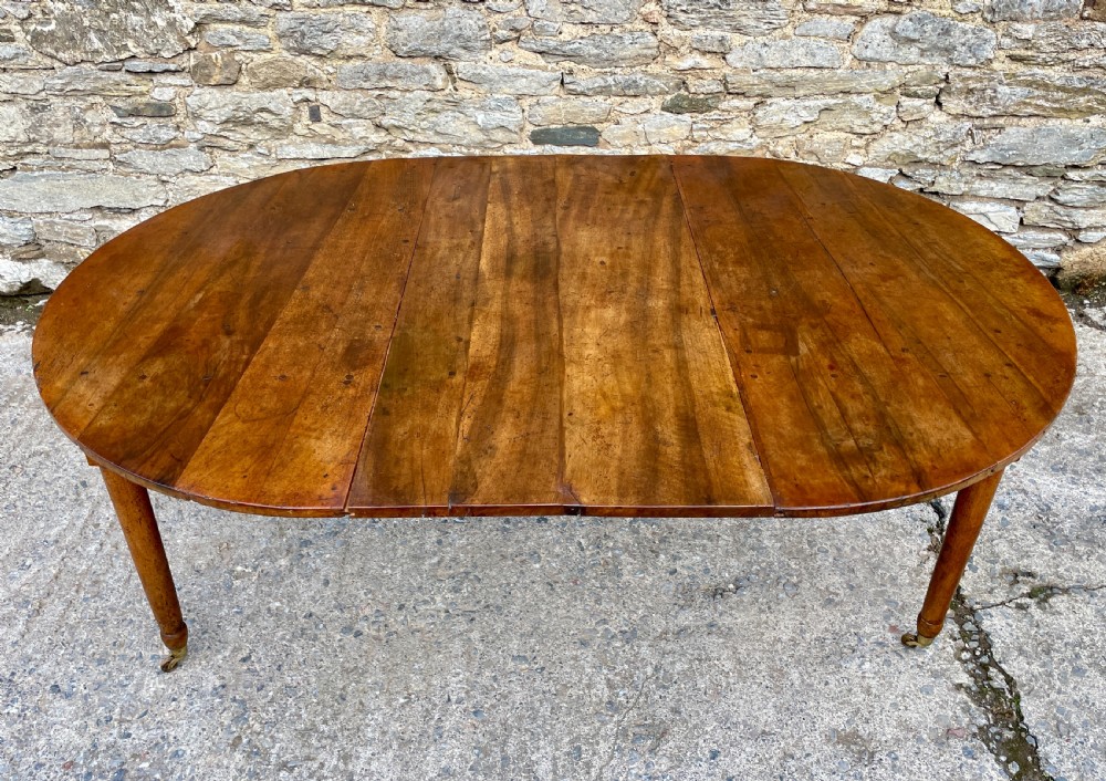 Antique French Fruitwood Extending Dining Table View III