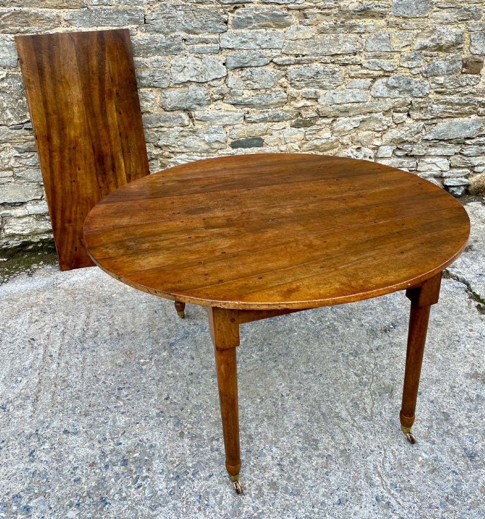 Antique French Fruitwood Extending Dining Table View VII