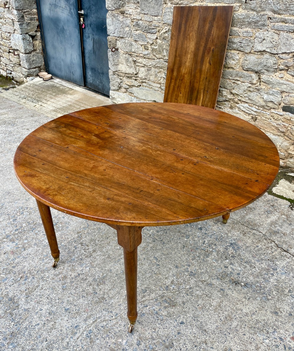 Antique French Fruitwood Extending Dining Table View XVI