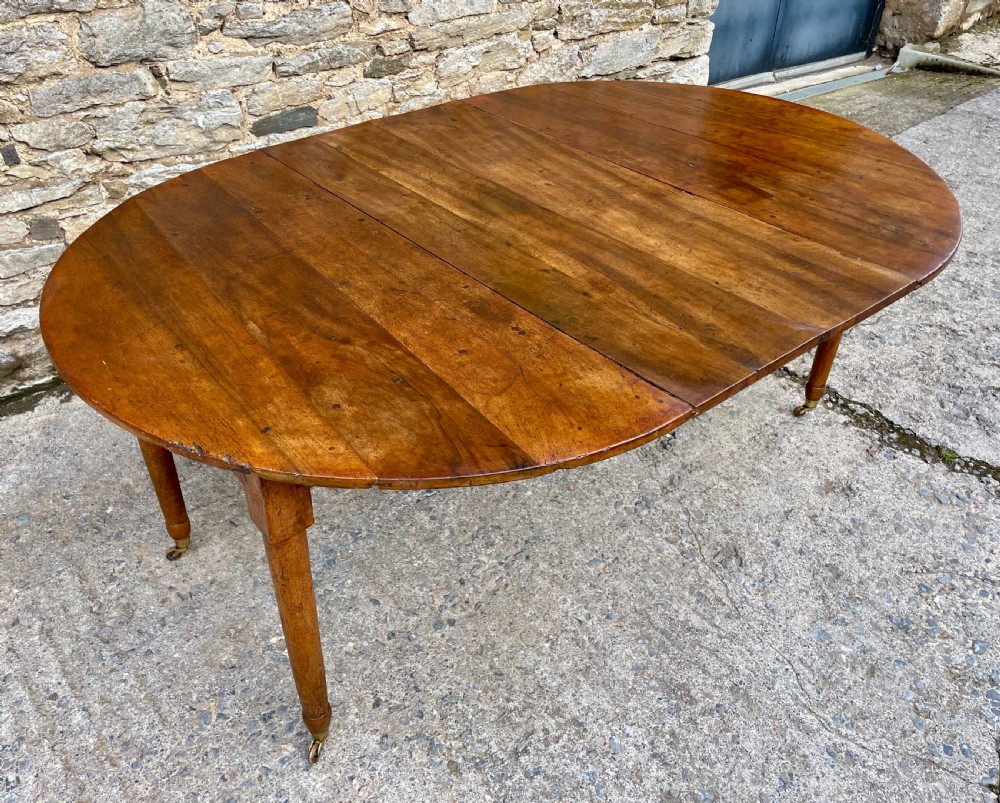 Antique French Fruitwood Extending Dining Table View XVIII