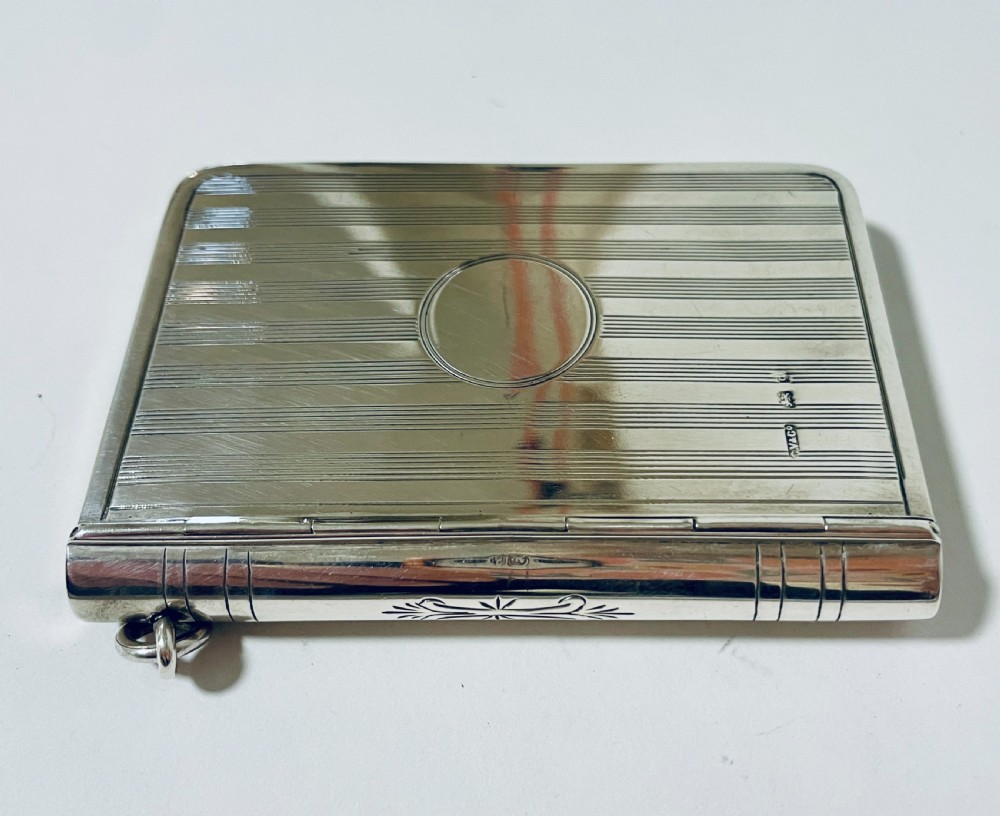 Antique Silver Notebook Chatelaine View II