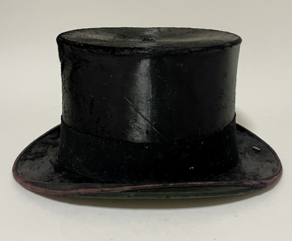 Antique Silk Top Hat in Box View II