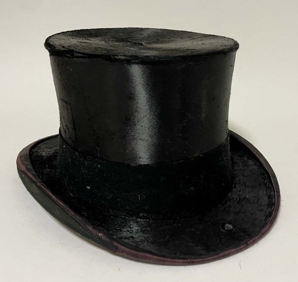 Antique Silk Top Hat in Box View III