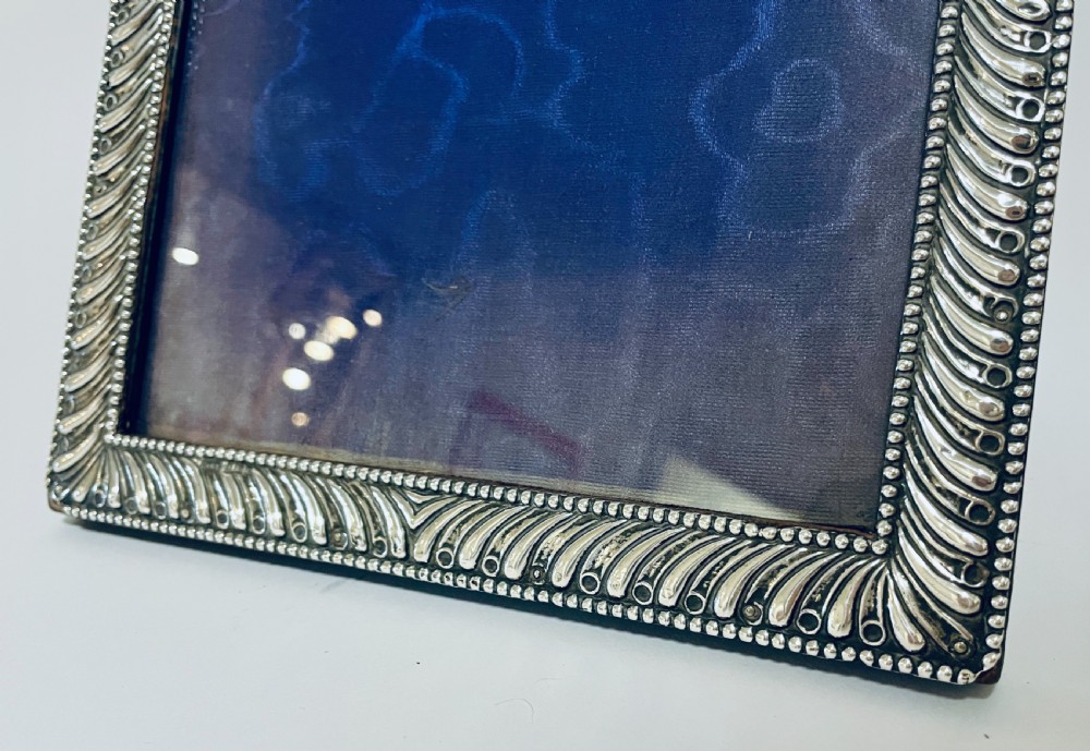 Large Edwardian Silver Photo Frame View VI